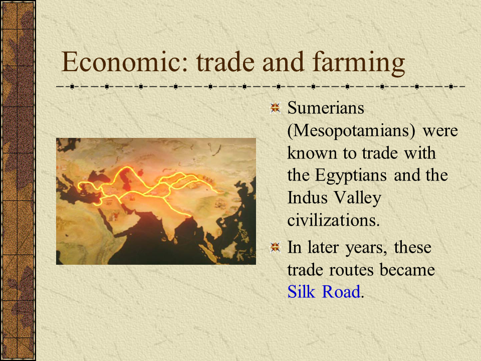 mesopotamian trade and money system