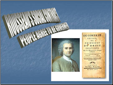 Rousseau's social contract