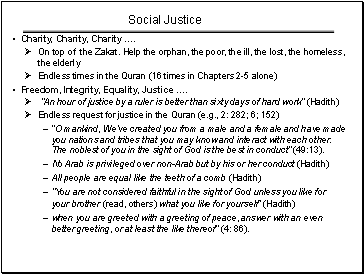 Social Justice