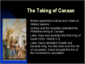 The Taking of Canaan