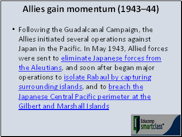 Allies gain momentum (194344)
