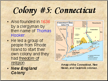 Colony #5: Connecticut
