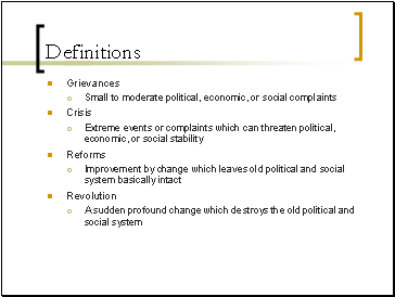 Definitions