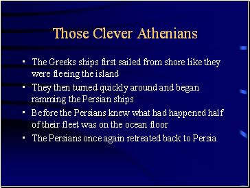 Those Clever Athenians