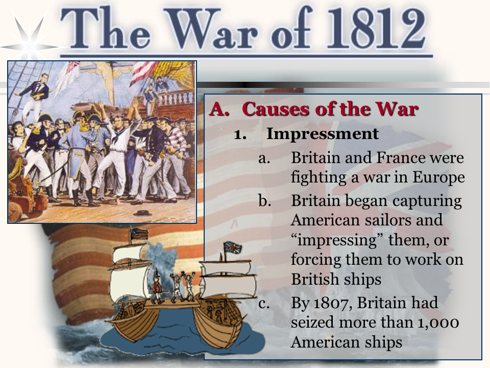 what was the cause of war of 1812