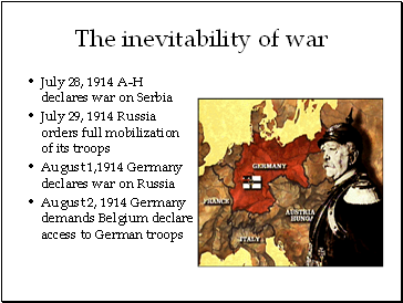 The inevitability of war