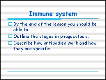 Our Immune System - Presentation Biology