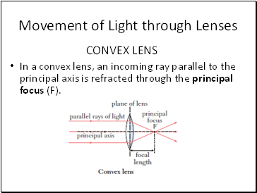 Movement of Light through Lenses