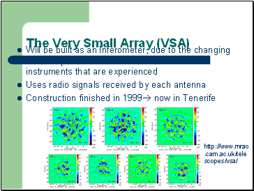 The Very Small Array (VSA)