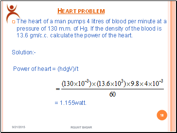 Heart problem