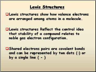 Lewis Structures