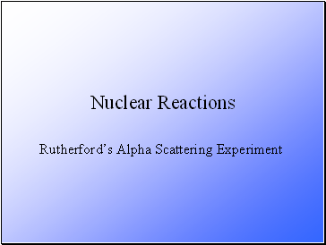 Rutherford Scattering