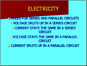 ELECTRICITY