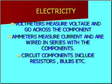 ELECTRICITY