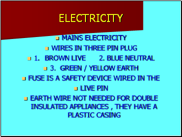 ELECTRICITY