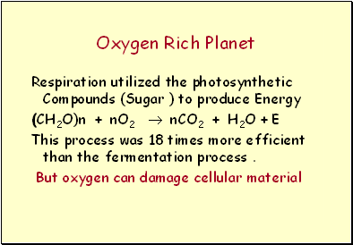 Oxygen Rich Planet