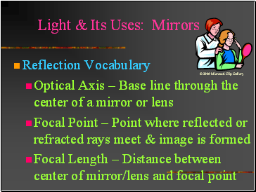 Light & Its Uses: Mirrors