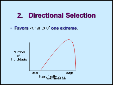 2. Directional Selection