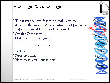 Advantages & disadvantages