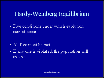 Hardy-Weinberg Equilibrium