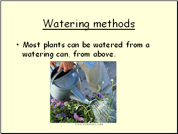 Watering methods