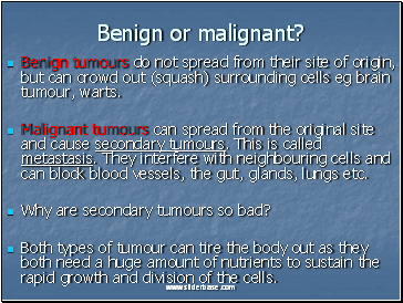 Benign or malignant?