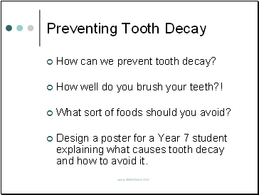 foods should avoided prevent tooth decay