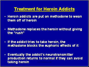 Treatment for Heroin Addicts