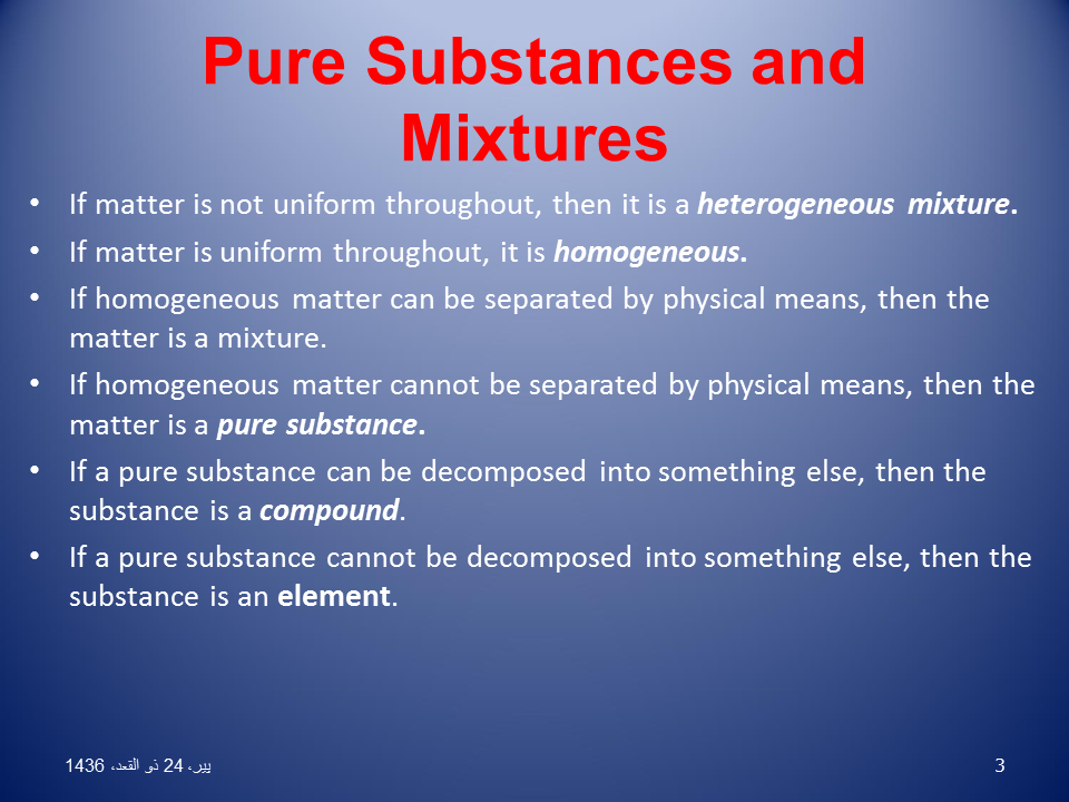 Elements Compounds And Mixtures Presentation Chemistry