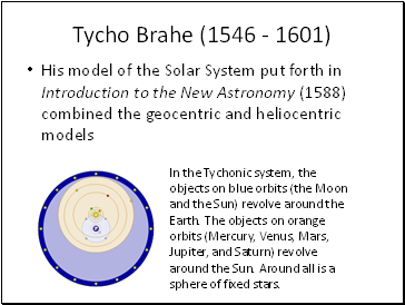 Tycho Brahe (1546 - 1601)