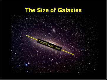 The Size of Galaxies