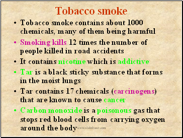 Tobacco smoke