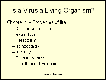 Is a Virus a Living Organism?