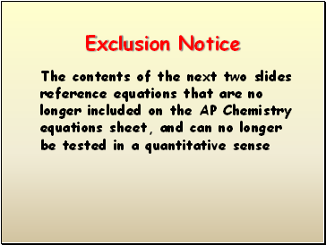 Exclusion Notice