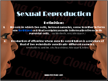 Sexual Reproduction