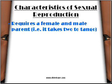 Characteristics of Sexual Reproduction