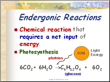 Endergonic Reactions