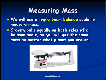 Measuring Mass