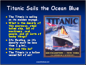 Titanic Sails the Ocean Blue