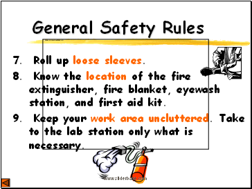 General Safety Rules