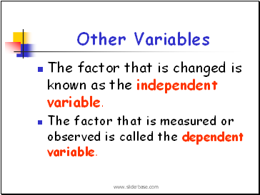 Other Variables