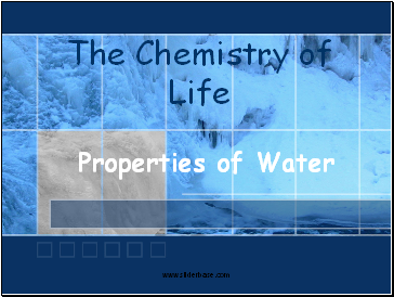 The Chemistry of Life