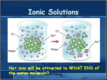 Ionic Solutions