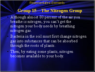 Group 15The Nitrogen Group