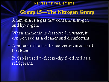 Group 15The Nitrogen Group