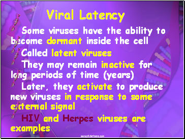 Viral Latency