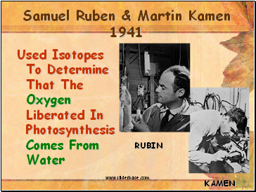 Samuel Ruben & Martin Kamen 1941