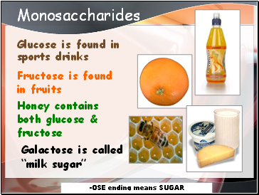 Monosaccharides