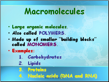 Macromolecules