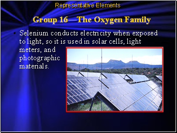 Group 16The Oxygen Family